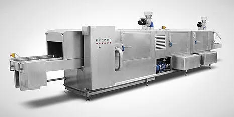 MOHN GmbH Palettenwaschanlage mit Vorwaschzone – Originalaufnahme