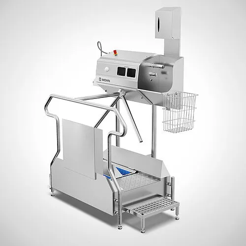 MOHN GmbH Hygieneschleuse Typ Check-In-Station I Highline – Originalaufnahme