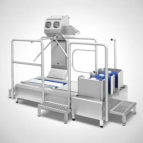 MOHN GmbH Hygieneschleuse Typ Combiclean-Control Ecoline – Originalaufnahme