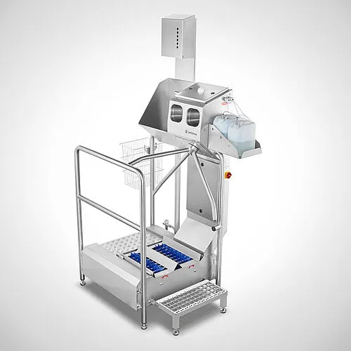 MOHN GmbH Hygieneschleuse Typ Check-In-Station II Ecoline – Originalaufnahme