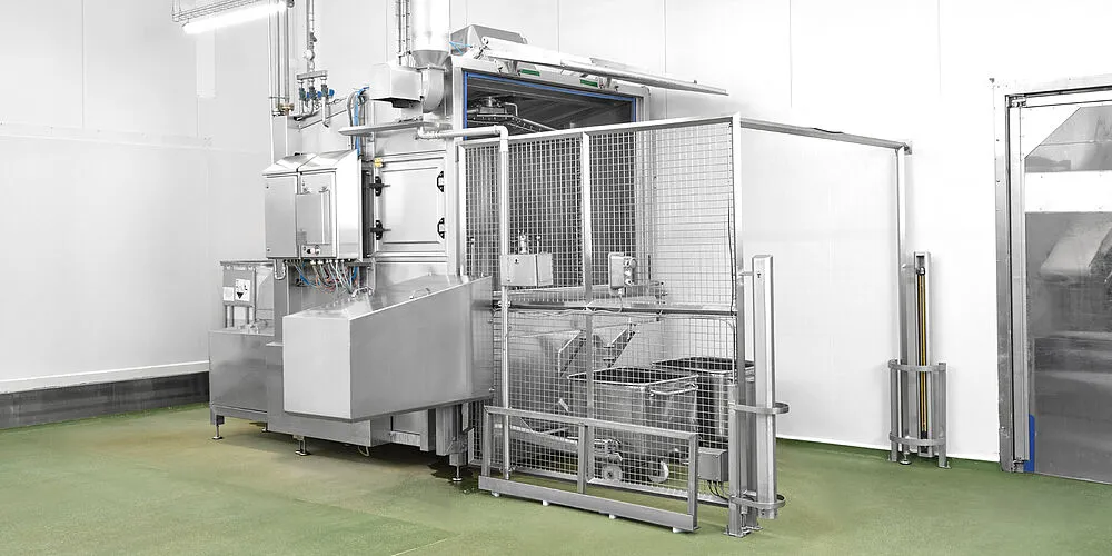 MOHN GmbH Kabinenwaschanlage Typ KWA-DUO – Originalaufnahme