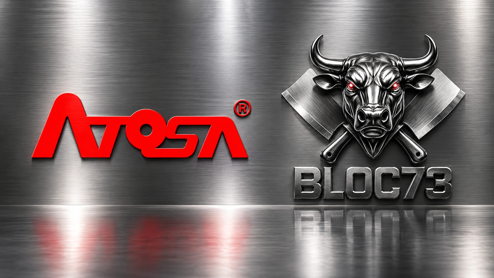 ATOSA und BLOC73 auf Edelstahl