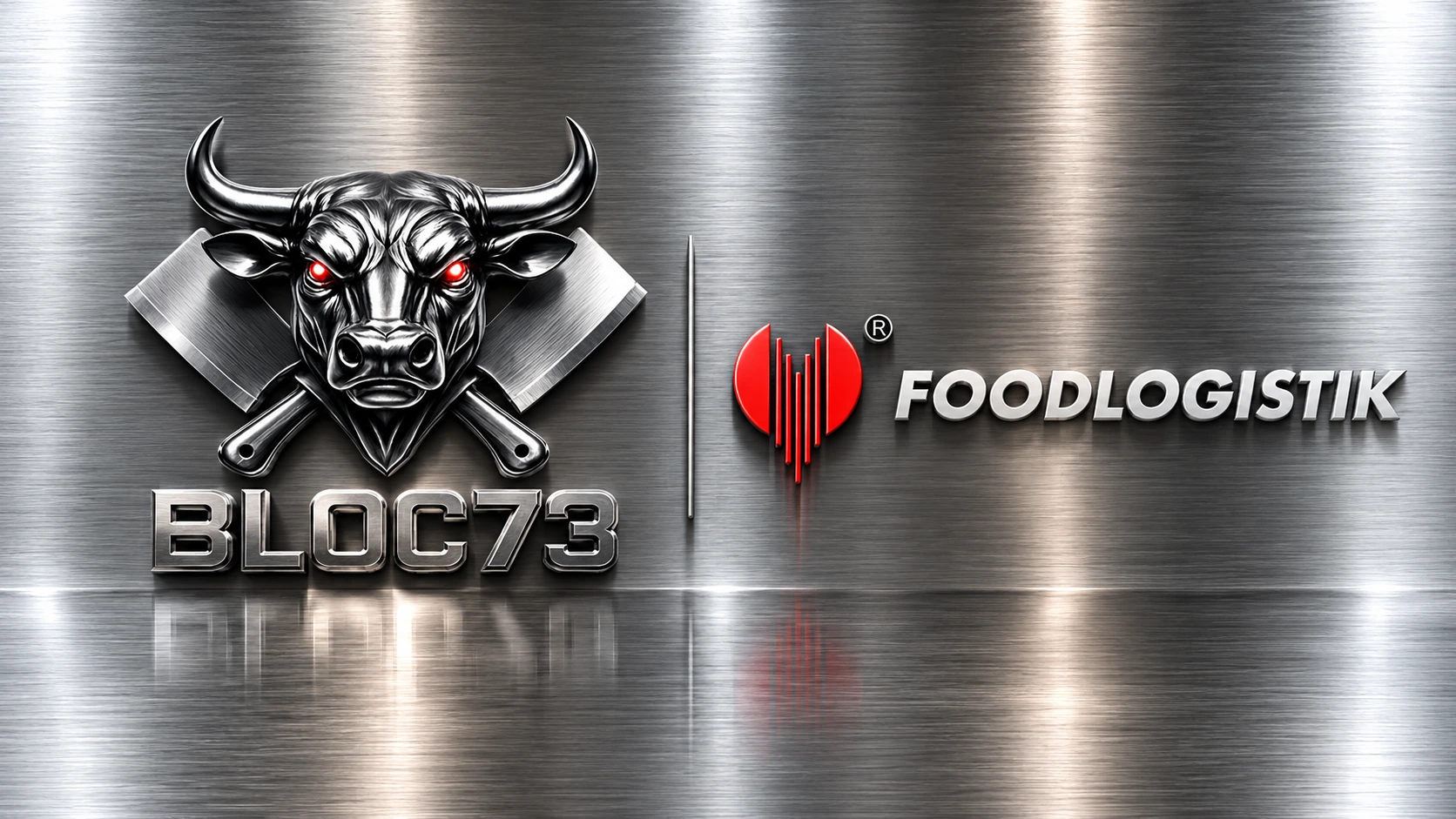 FOODLOGISTIK und BLOC73 auf Edelstahl
